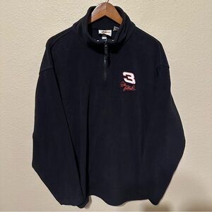 Dale Earnhardt Sr. Y2K NASCAR Quarter Zip Fleece Pullover